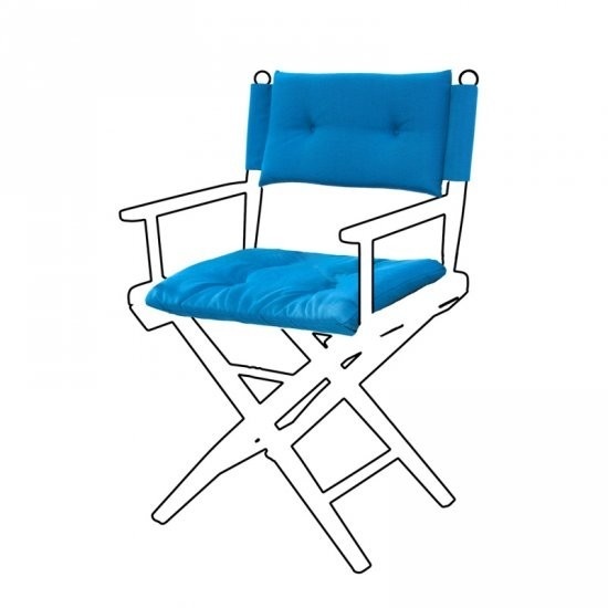 Deluxe kussens voor regisseursstoel I Forza Blauw