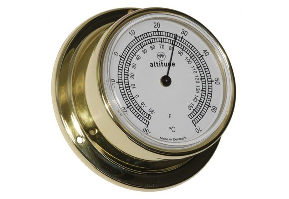 Thermometer Altitude messing Ø71 mm
