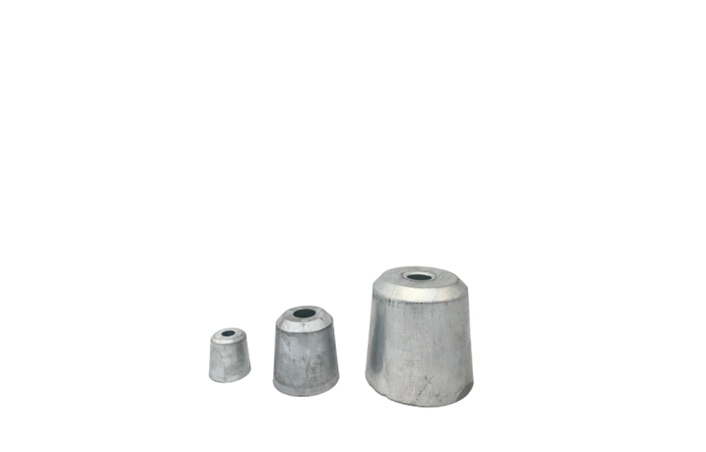 Propeller-Moer-Anode Aluminium voor Schroefas