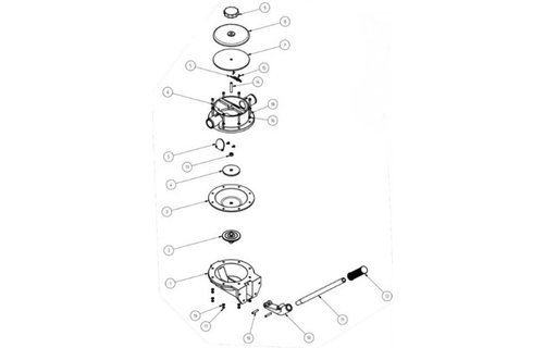 Rheinstrom handmembraanpomp type M50