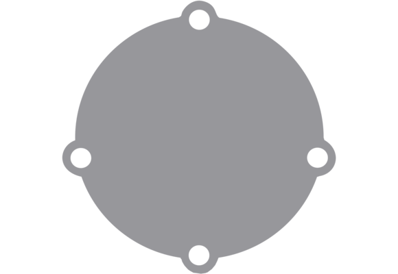 Johnson Pomp bronzen deksel voor pomp F5/F6