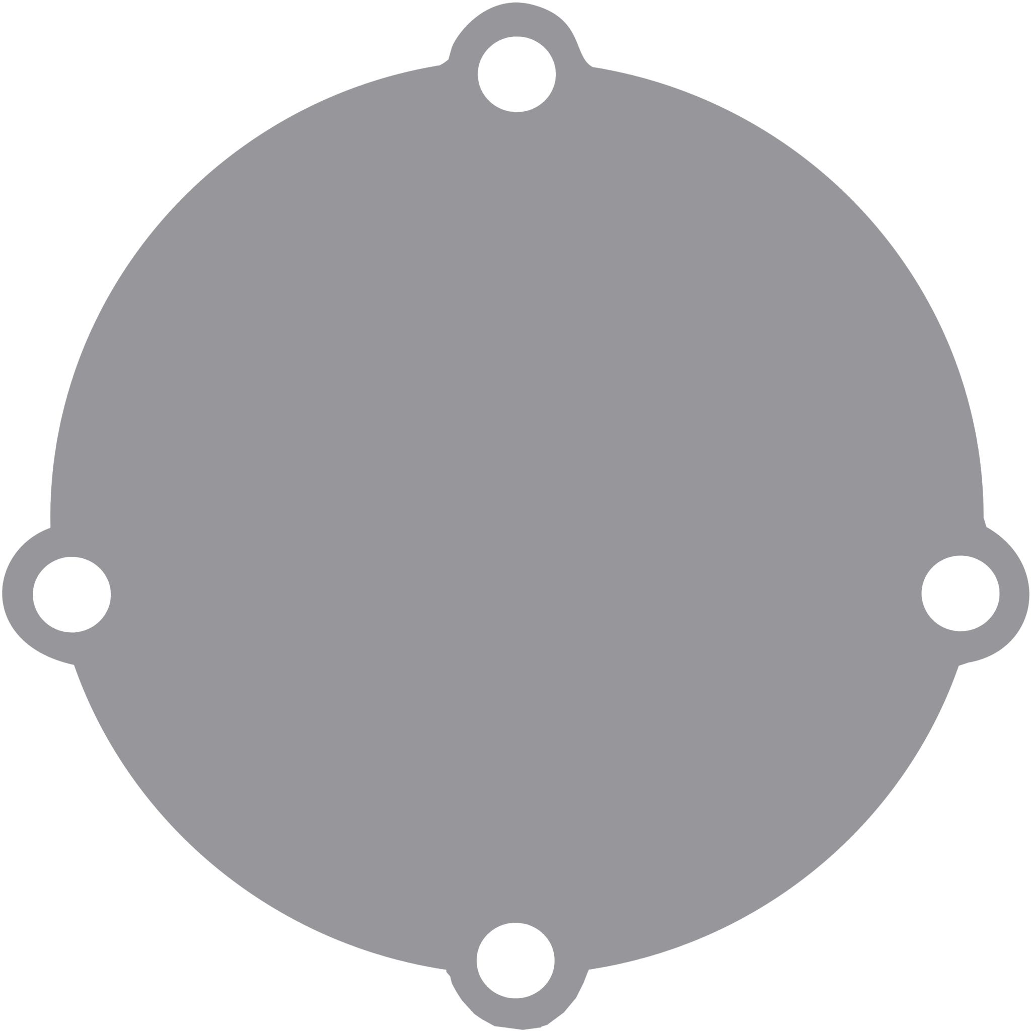 Johnson Pomp bronzen deksel voor pomp F5/F6