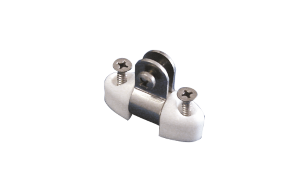 Allpa Nylon dekfitting met RVS Schanier inclusief schroeven