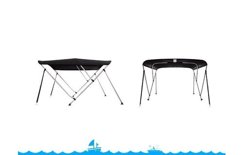 Talamex - Biminitop DeLuxe | 3 boog | Zwart