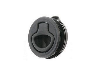 Allpa Kunststof Luik-/deursluiting  Ø60mm  gatmaat Ø50mm  zwart