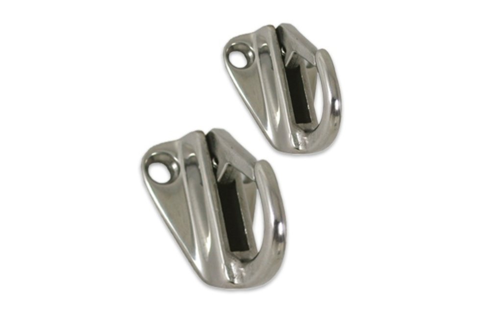 Allpa RVS Fenderhaak, A=42mm, B=29mm, C=33mm (per paar) (max. lijn Ø15mm)