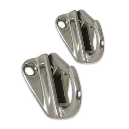 2 stuks RVS Fenderhaak met veer