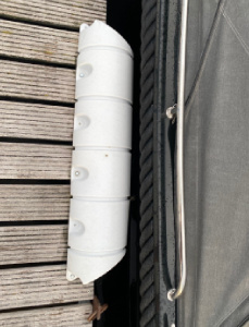 Steigerfender 1100mm | Wit