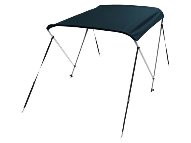 Biminitop DeLuxe | 2 boog | 110 - 130 cm breed | Zwart