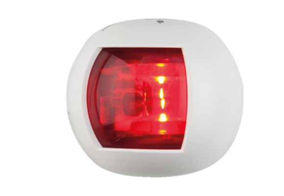Allpa Positielantaarn Rood bakboord  LED 12-24V  wit polycarbonaat huis
