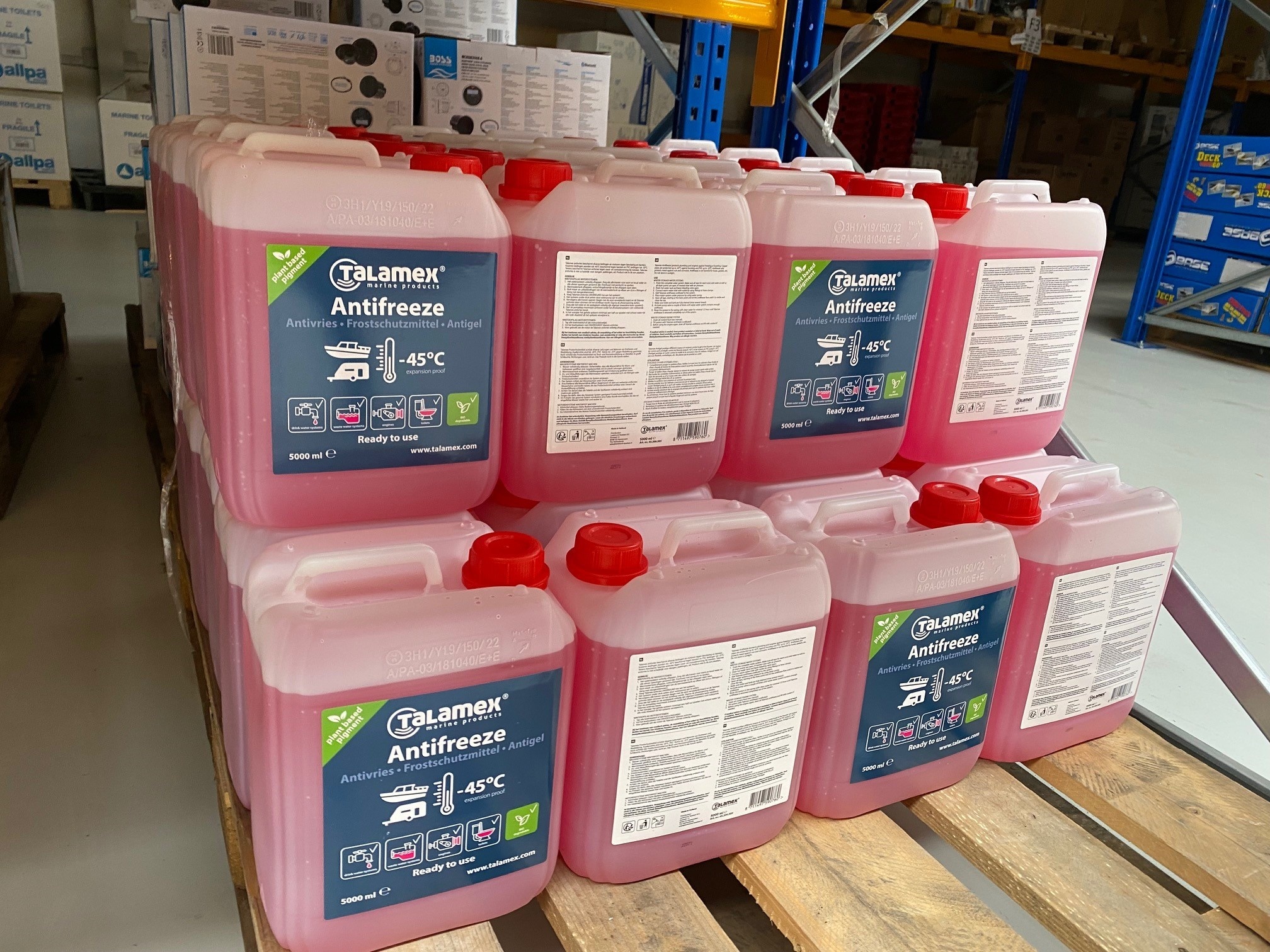 Antivries 5 liter voor de boot