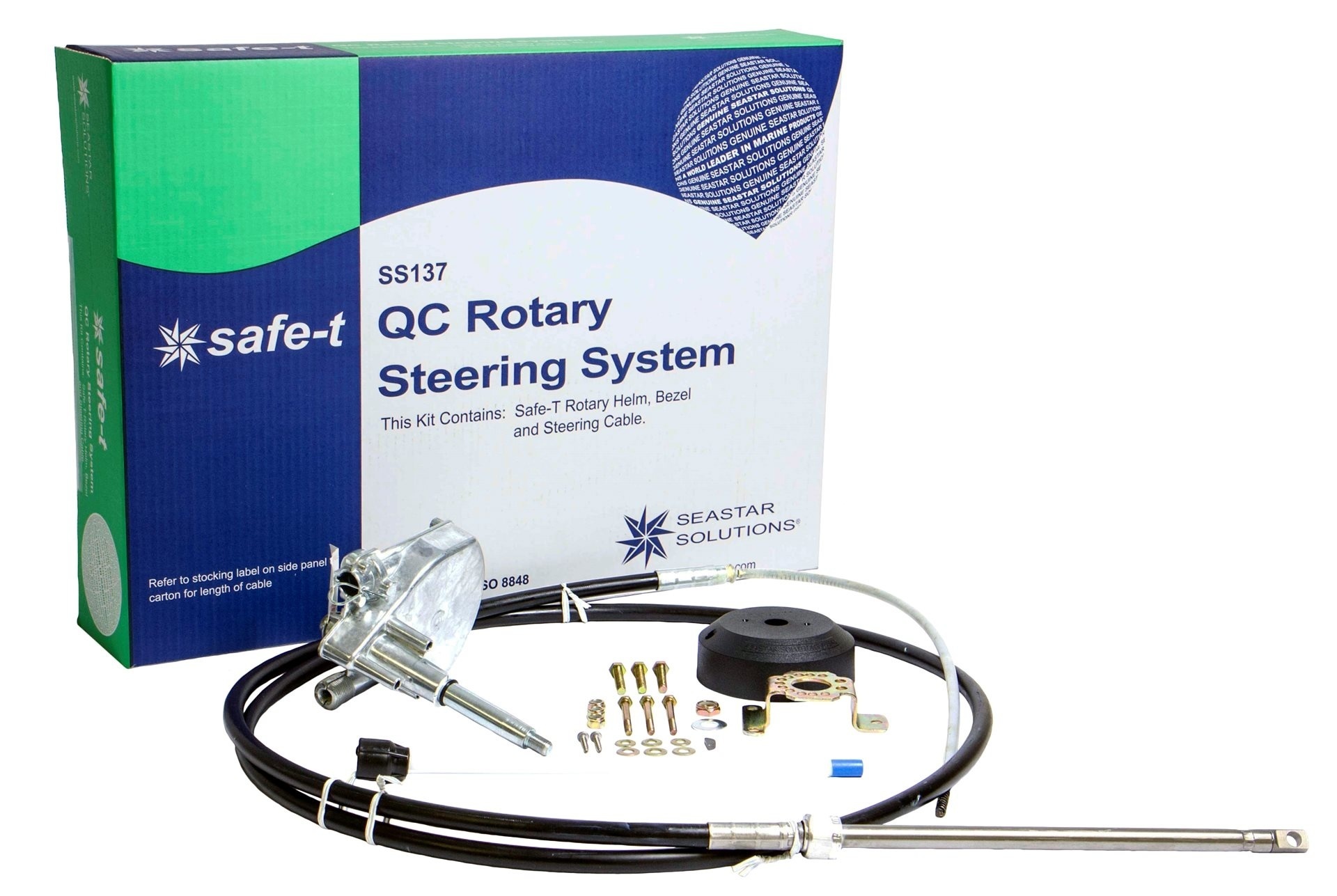 SeaStar Safe-T Quick Connect Stuursysteem met kabel tot 235 pk