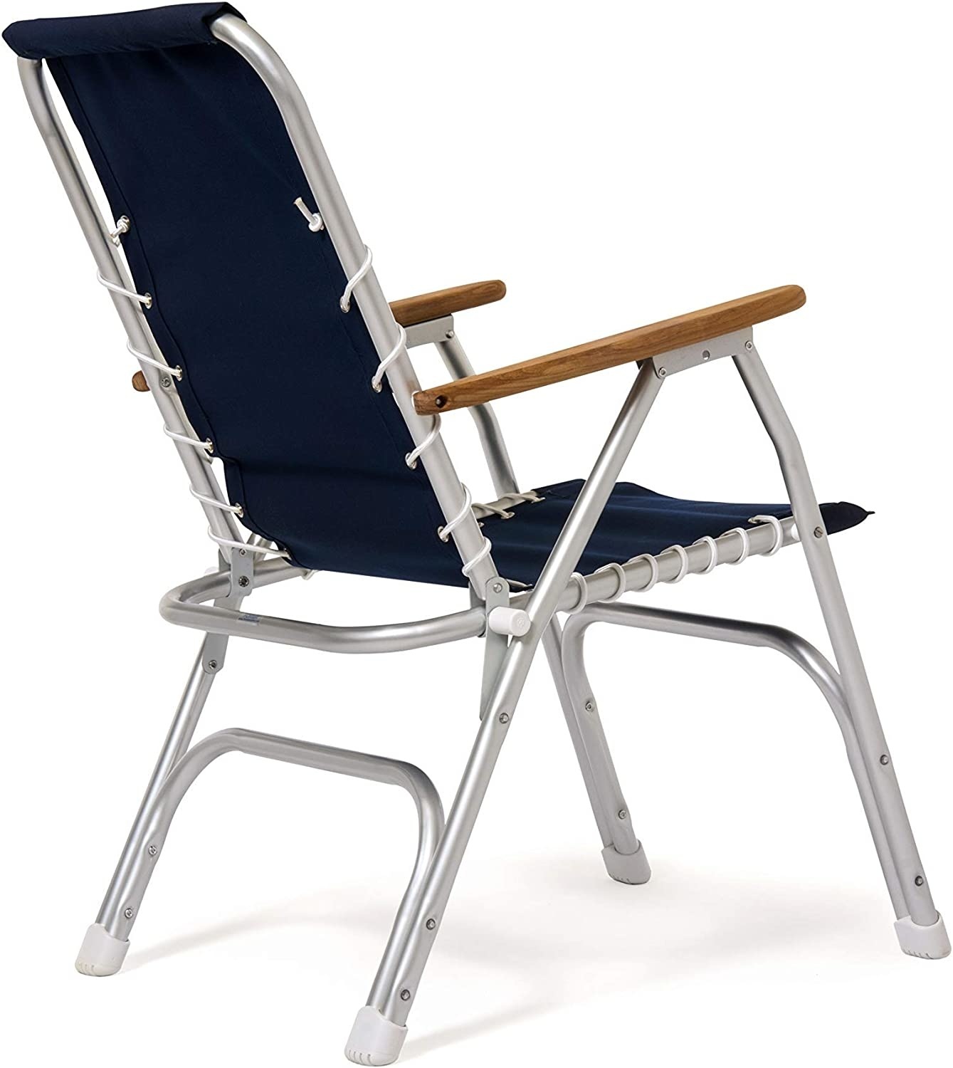 2 stuks nautische dekstoel | Blauw