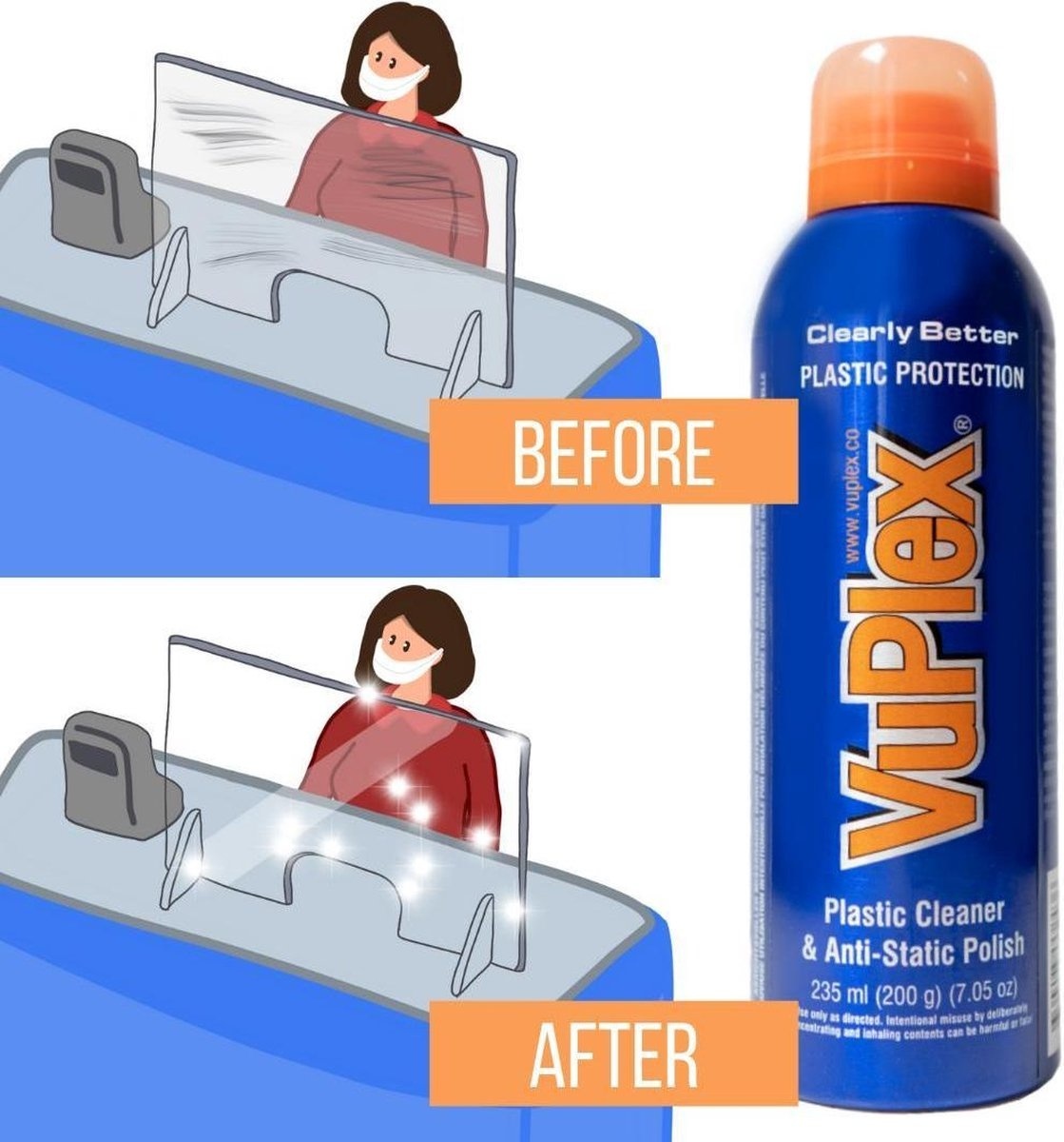 Vuplex cleaner 235 ml (200 gr)