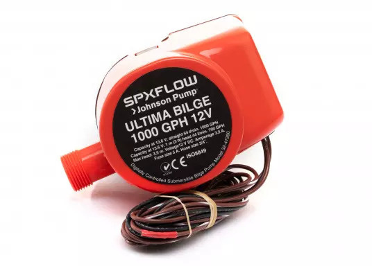 Johnson Ultima bilgepomp met vlotterschakelaar  1000GPH  12V