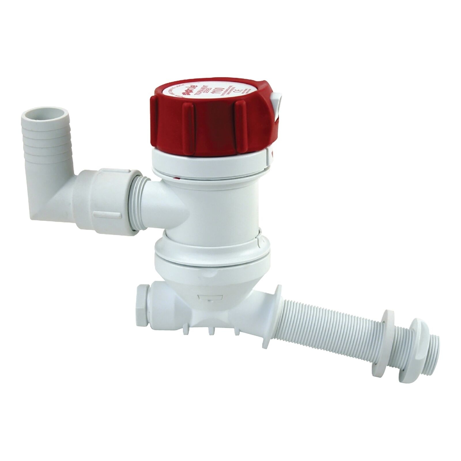 401C Rule Visbunpomp 12V 19 mm 1893 l/u Haakse Doorvoer