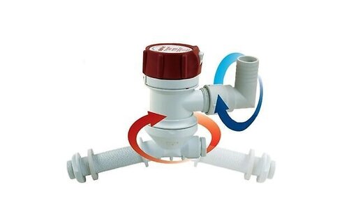 401C Rule Visbunpomp 12V 19 mm 1893 l/u Haakse Doorvoer