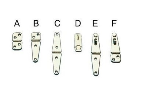 Allpa RVS Scharnier  103x32mm  Ø5mm (B)