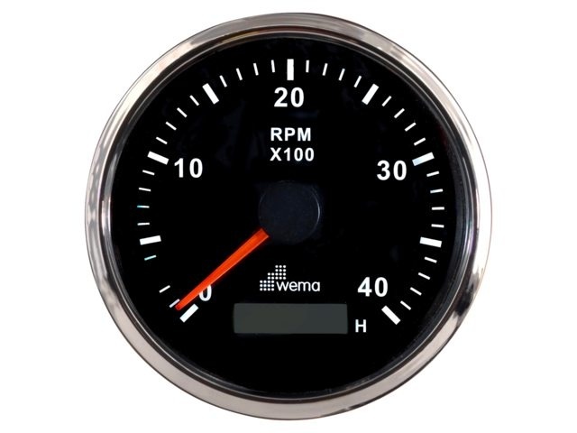 Silverline toerenteller met urenteller | 4000/U