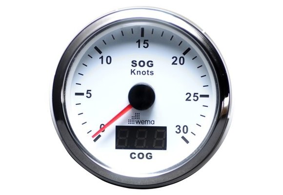 Silver serie GPS speedometer | 30kn/54km