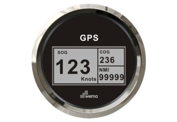 Silver serie GPS speedometer digitaal