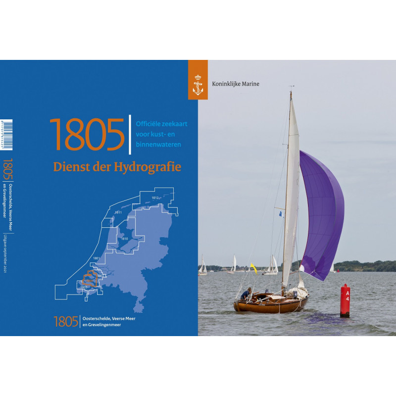 Hydrografische kaart 1805 - Oosterschelde