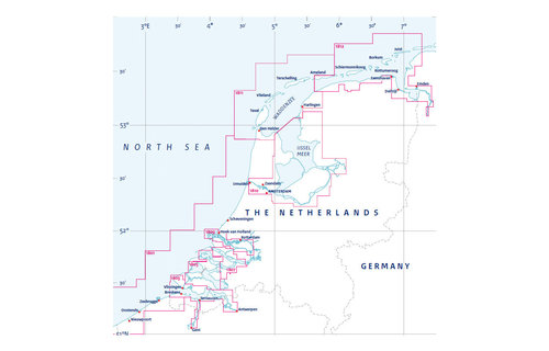 Hydrografische kaart 1805 - Oosterschelde
