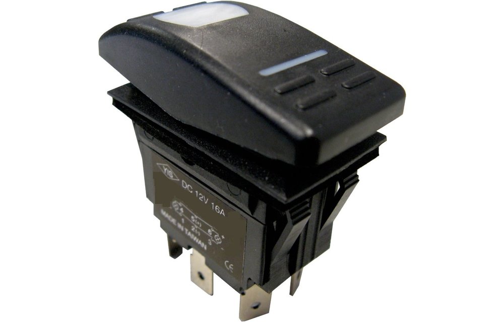 Allpa Rocker switch (ON)-OFF-(ON), 15A / 12V