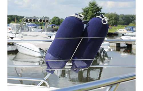 RVS fenderhouder schuin