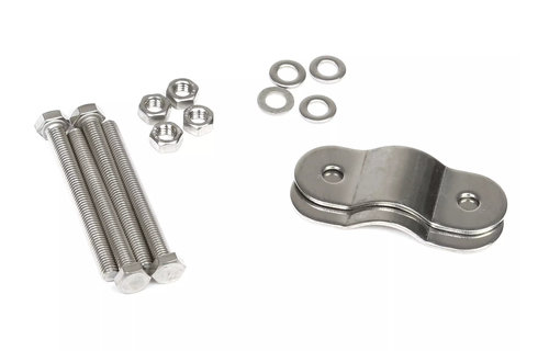 RVS fenderhouder schuin