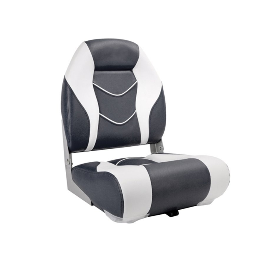 Bootstoel High Back antraciet / wit