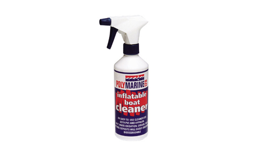 Inflatable boat cleaner