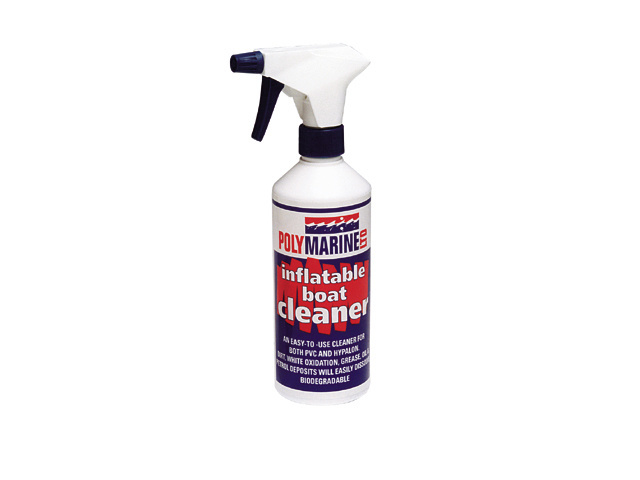 Inflatable boat cleaner