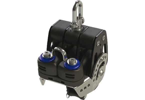 Lewmar HTX blok 3-schijfs met hondsvot en klem