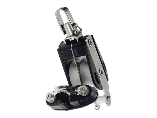 HYE Standaard blok 2-schijfs blok met warteloog, hondsvot en klem