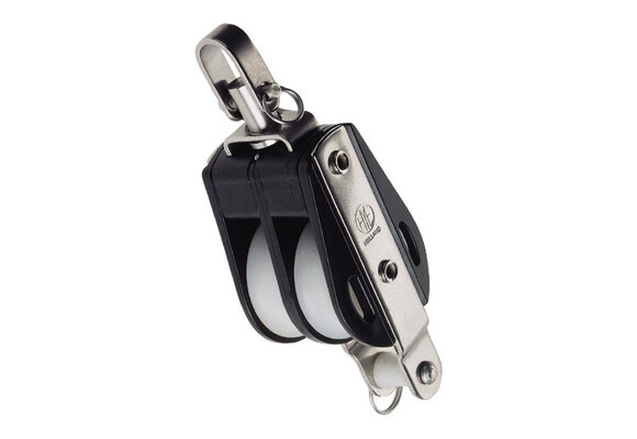 HYE Standaard blok 2-schijfs blok met warteloog en hondsvot