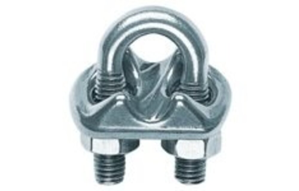 Kong RVS staaldraadklem (4 t/m 8mm)