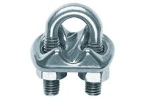 Kong RVS staaldraadklem (4 t/m 8mm)