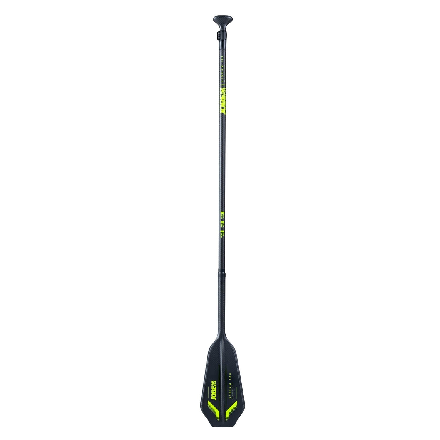 Jobe Stream Carbon 100 SUP Peddel | Lime Groen Tweedelig