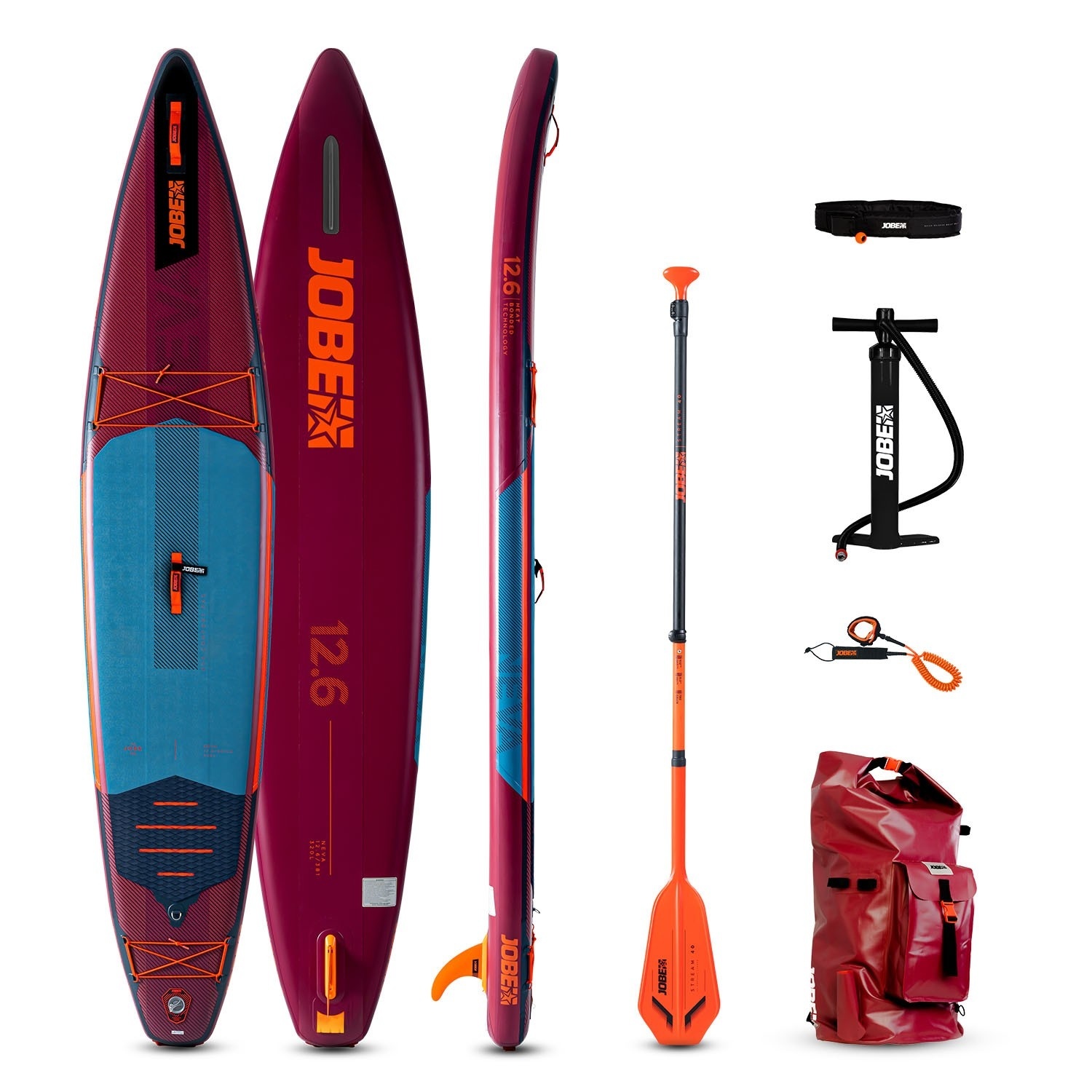 Jobe Neva 12.6 Opblfsbfr SUP Board Pakket