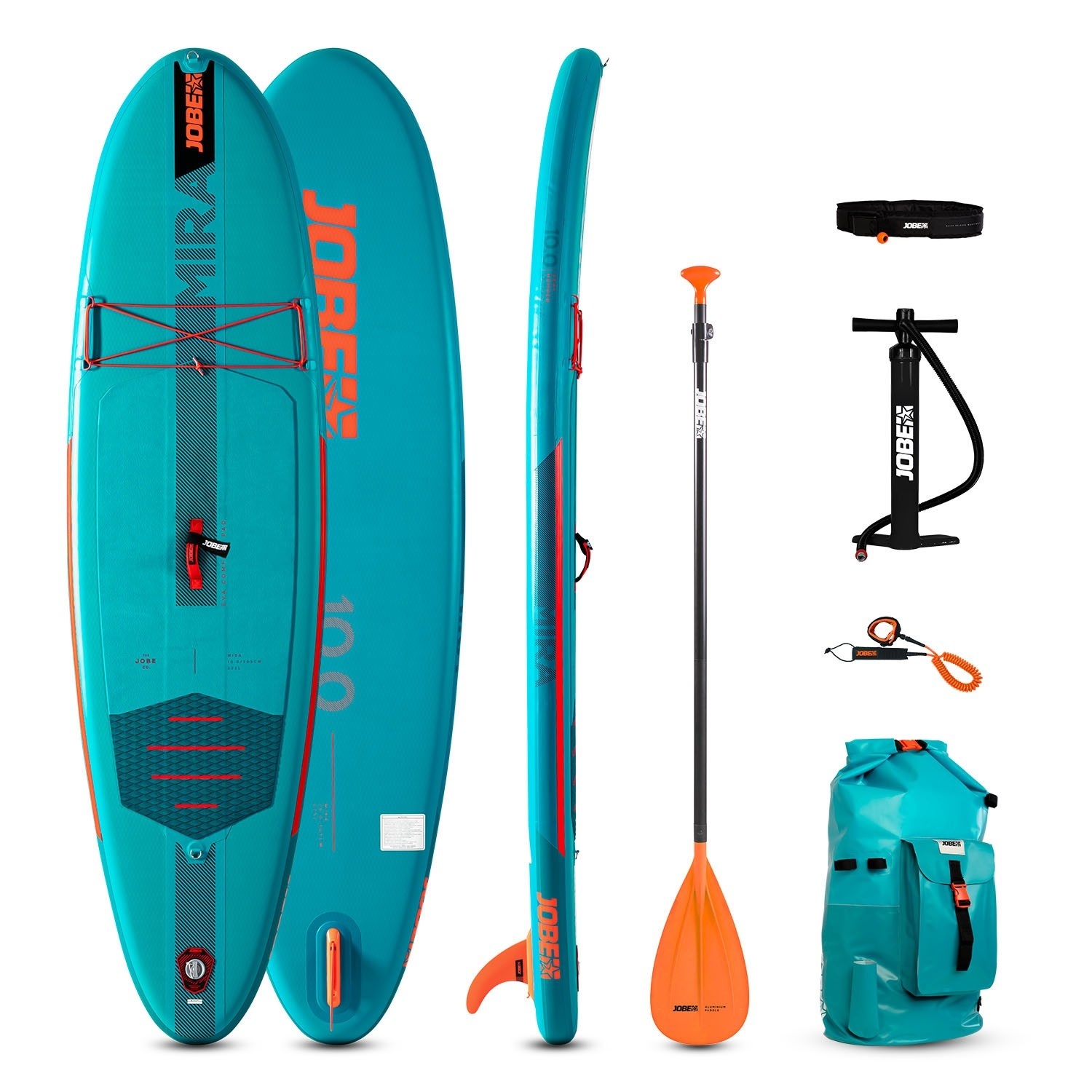 Jobe Mira 10.0 Opblfsbfr SUP Board Pakket