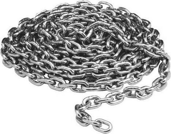 RVS ankerketting 6 mm