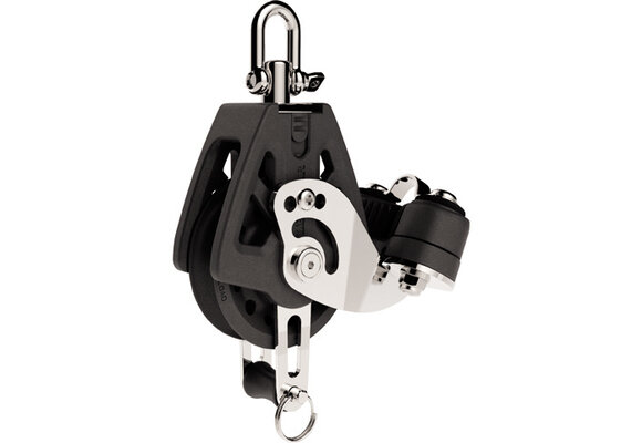 Lewmar Synchro blok 1-schijfs met hondsvot en klem