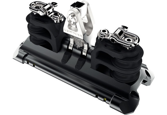 Overloopslede met upstand, 4 controleschijven en hondsvot