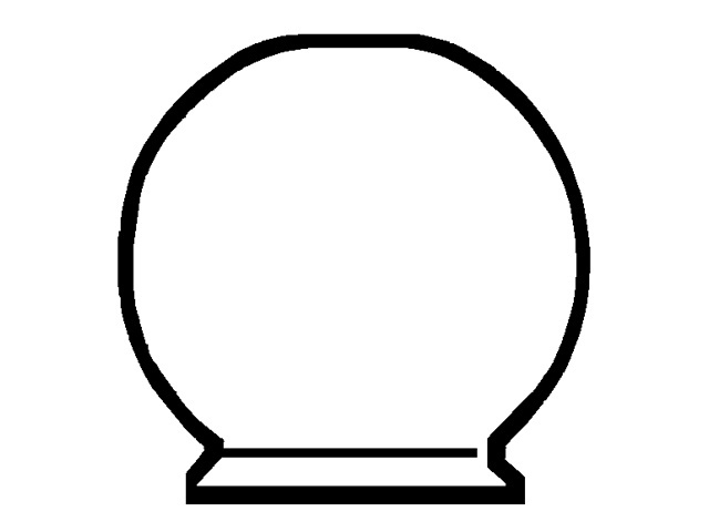 Kogelglas opaal 70mm | | Kogelglas opaal