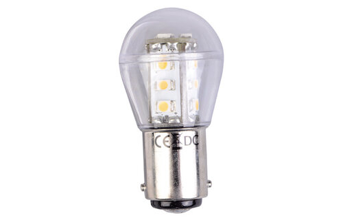 LED BA15D Ledlamp 15 X SMD - 1.5 watt