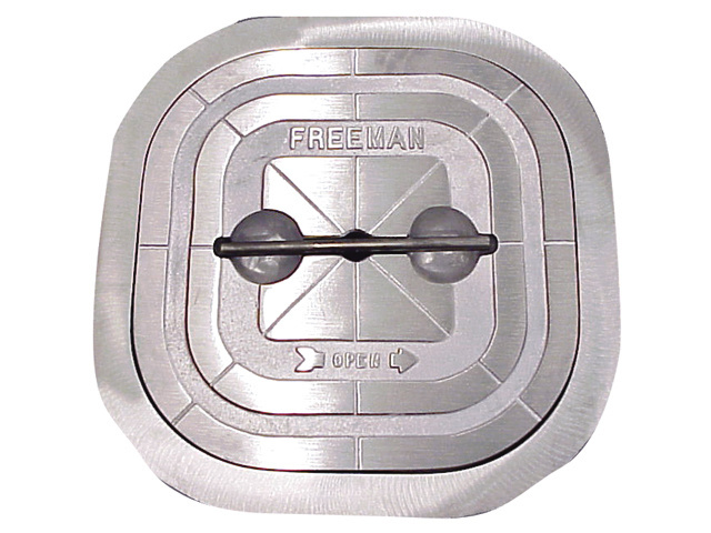 Freeman marine luik vierkant | 2421-0003  18x24 Rect Hatch, lift-out, knife-edge seal - Compl. Unit | With STL Ring