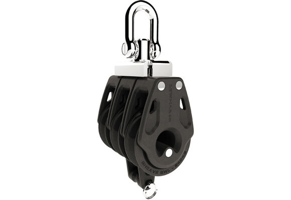 Lewmar Control Blok 3-schijfs met hondsvot