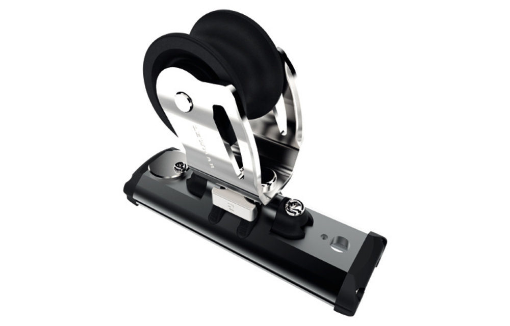 Eindstop met genuaschijf voor schootgeleiding