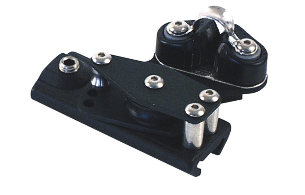 Eindstuk met enkele controleschijf en klem | rechts